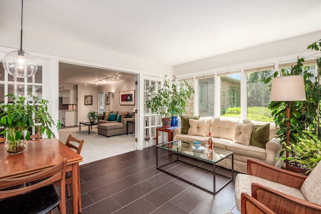 2790 Alliston Ct, Columbus, OH 43220 - living area featuring rail lighting
