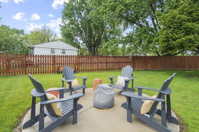 view of patio