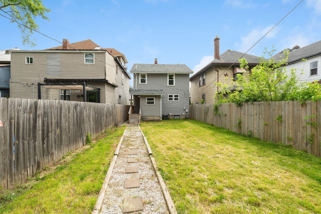 view of rear view of property