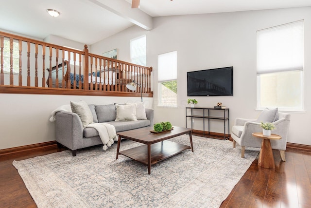 6923 Bishops Crossing Cir, Dublin, OH 43016 - living room with wood finished floors