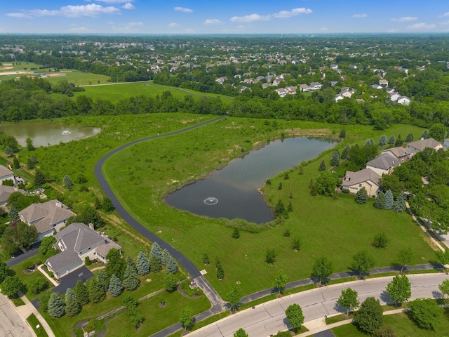 6923 Bishops Crossing Cir, Dublin, OH 43016 - bird's eye view of a nearby body of water