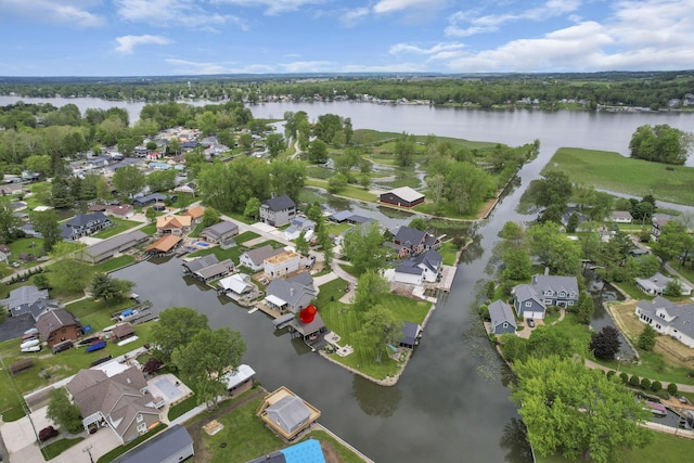 0 Canoe Ln, Thornville, OH 43076 - aerial view of property's location featuring a nearby body of water and nearby suburban area