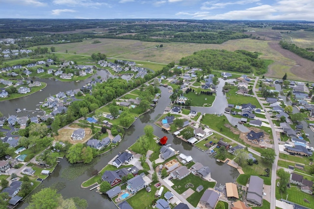 0 Canoe Ln, Thornville, OH 43076 - aerial view of property and surrounding area featuring a nearby body of water and nearby suburban area