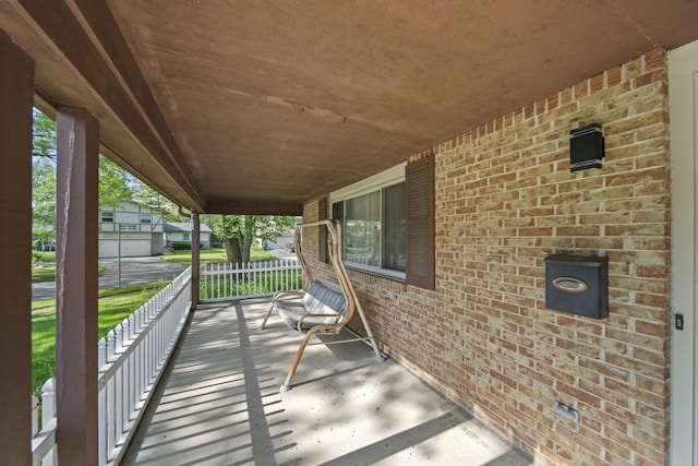 6329 Birkewood St, Columbus, OH 43229 - view of patio / terrace featuring a porch