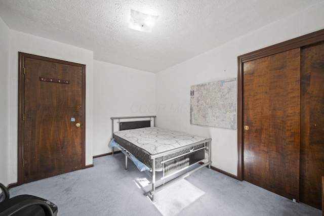 6329 Birkewood St, Columbus, OH 43229 - bedroom featuring light colored carpet, baseboards, and a textured ceiling