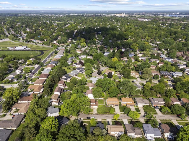 6329 Birkewood St, Columbus, OH 43229 - aerial overview of property's location with nearby suburban area