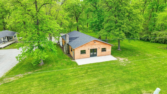 6125 Stafford Rd, Washington Court House, OH 43160 - aerial view of property and surrounding area featuring a heavily wooded area