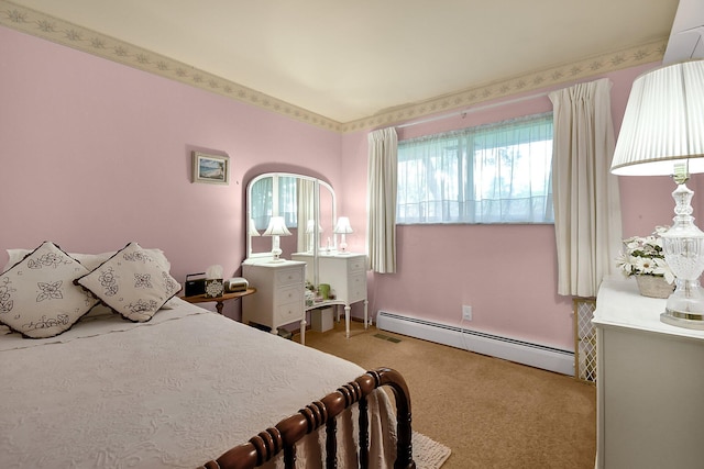 2116 Dunzweiler Dr, Zanesville, OH 43701 - bedroom featuring a baseboard radiator and carpet
