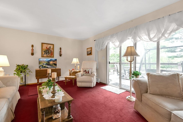 2116 Dunzweiler Dr, Zanesville, OH 43701 - view of carpeted living room