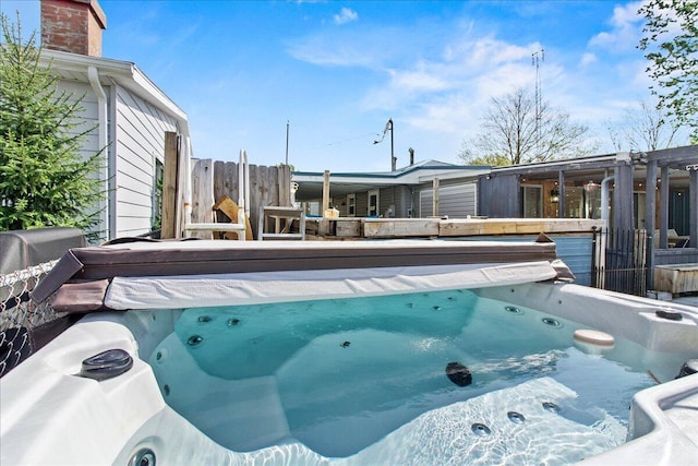 11526 Horseshoe Channel Dr, Lakeview, OH 43331 - view of swimming pool featuring fence