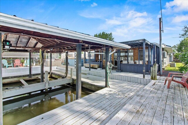 11526 Horseshoe Channel Dr, Lakeview, OH 43331 - dock area with boat lift