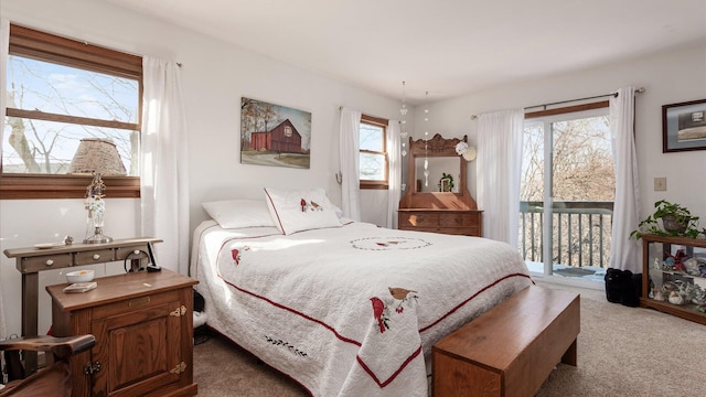 3890 Township Road 70 NW, Somerset, OH 43783 - carpeted bedroom featuring access to outside