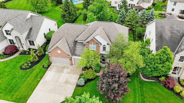 6467 Spring Run Dr, Westerville, OH 43082 - aerial perspective of suburban area