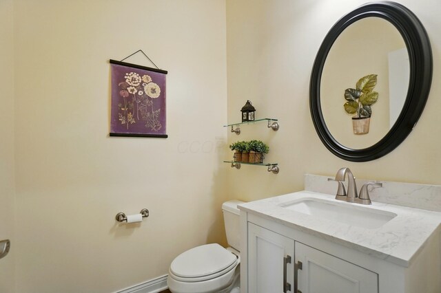 6467 Spring Run Dr, Westerville, OH 43082 - half bath with toilet and vanity