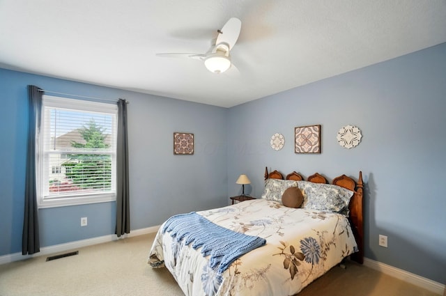 6467 Spring Run Dr, Westerville, OH 43082 - carpeted bedroom featuring baseboards and ceiling fan