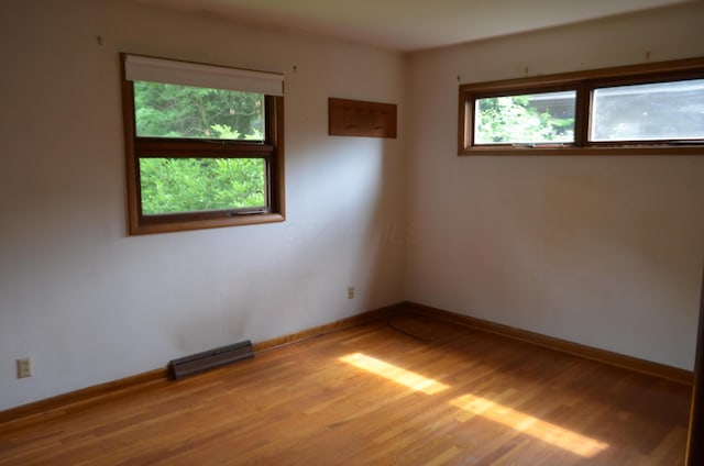 494 Park Overlook Dr, Worthington, OH 43085 - unfurnished room with light wood-style floors, plenty of natural light, and baseboards