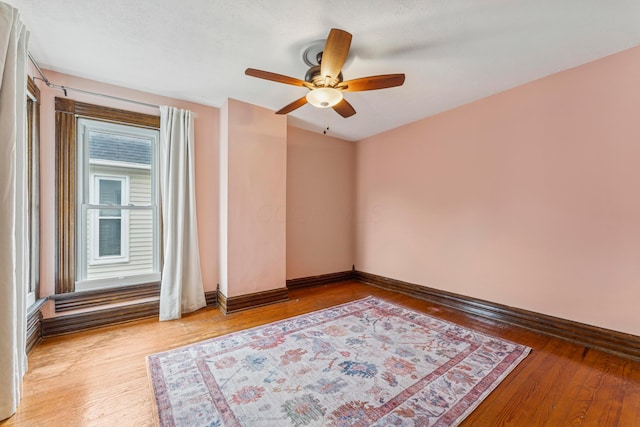 1057 Harrison Ave, Columbus, OH 43201 - unfurnished room with ceiling fan and light wood-type flooring