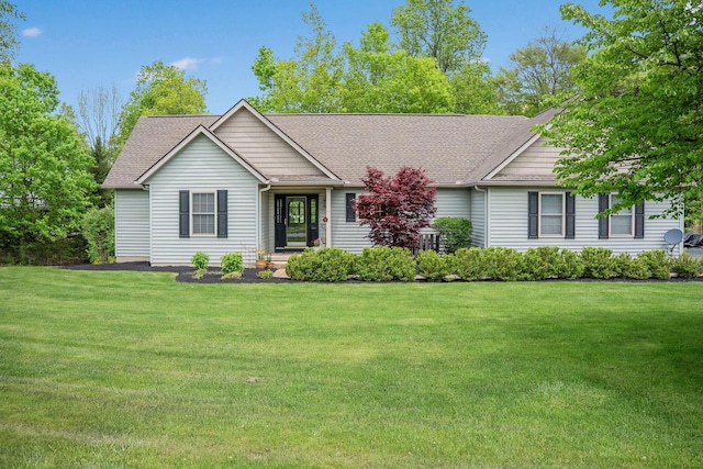 7326 State Route 19 Unit 3, Lots 1-2, Mount Gilead, OH 43338 - ranch-style house with a front lawn and a shingled roof