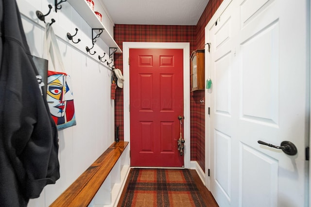 7326 State Route 19 Unit 3, Lots 1-2, Mount Gilead, OH 43338 - mudroom featuring wallpapered walls