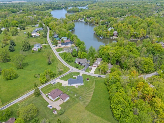 7326 State Route 19 Unit 3, Lots 1-2, Mount Gilead, OH 43338 - aerial overview of property's location featuring a nearby body of water and a heavily wooded area