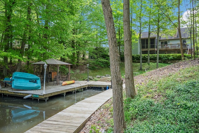 7326 State Route 19 Unit 3, Lots 1-2, Mount Gilead, OH 43338 - dock with a water view