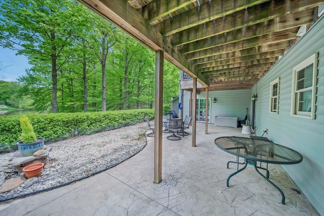 7326 State Route 19 Unit 3, Lots 1-2, Mount Gilead, OH 43338 - view of patio with outdoor dining area