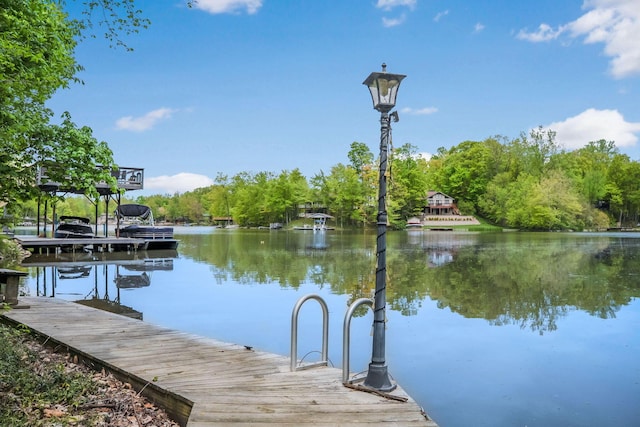 7326 State Route 19 Unit 3, Lots 1-2, Mount Gilead, OH 43338 - dock area with a water view