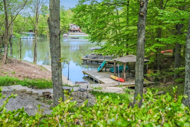 7326 State Route 19 Unit 3, Lots 1-2, Mount Gilead, OH 43338 - dock area with a water view
