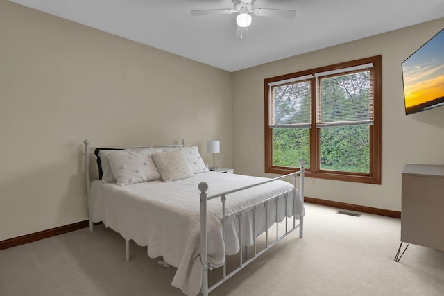 7832 Windsor Ave NW, Canal Winchester, OH 43110 - bedroom with carpet flooring, baseboards, and ceiling fan