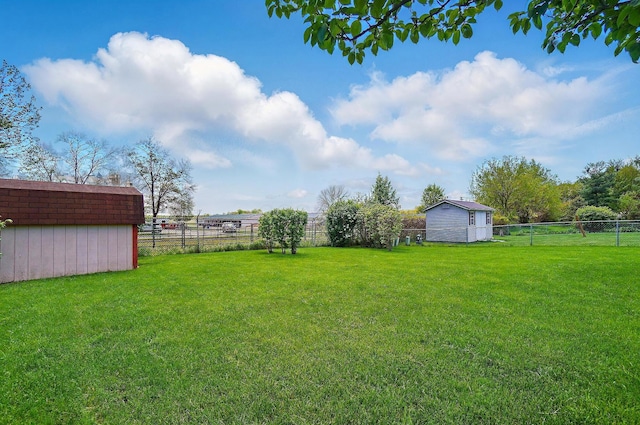 371 Federal Cir, Delaware, OH 43015 - view of yard with a storage shed and an outbuilding
