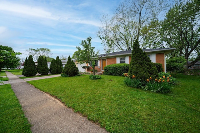 6241 Faircrest Rd, Columbus, OH 43229 - ranch-style house featuring brick siding and a front yard