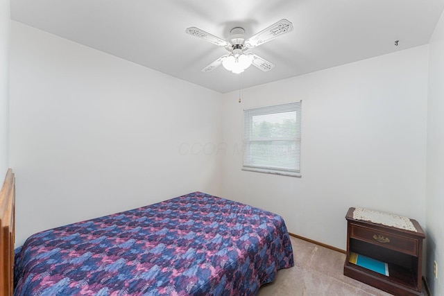 6241 Faircrest Rd, Columbus, OH 43229 - bedroom featuring carpet floors, baseboards, and ceiling fan