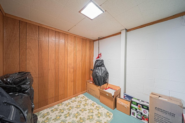 6241 Faircrest Rd, Columbus, OH 43229 - finished below grade area featuring wooden walls