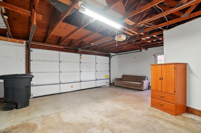 820 N Walnut St, Baltimore, OH 43105 - garage featuring a garage door opener