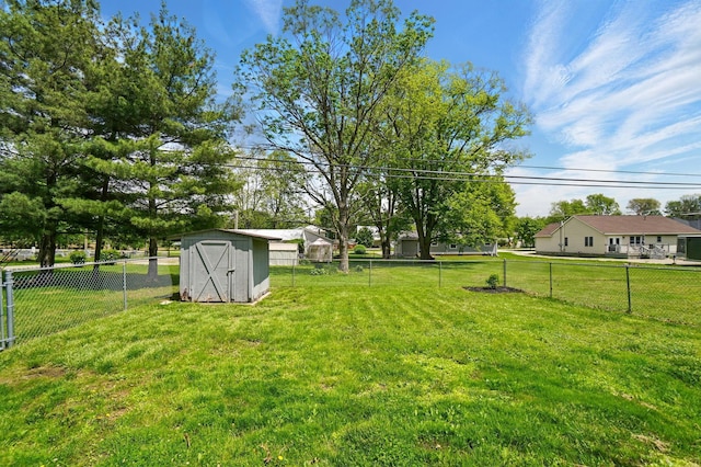 820 N Walnut St, Baltimore, OH 43105 - view of yard with a storage unit and an outdoor structure