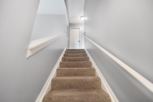 view of staircase
