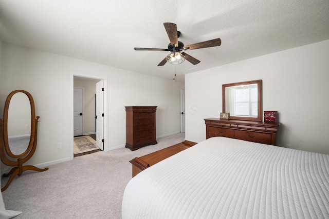 136 Bigelow Dr, Johnstown, OH 43031 - bedroom featuring carpet, a ceiling fan, and baseboards