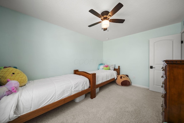 136 Bigelow Dr, Johnstown, OH 43031 - bedroom featuring carpet flooring, a ceiling fan, and baseboards