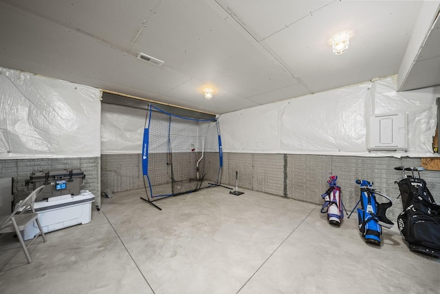 136 Bigelow Dr, Johnstown, OH 43031 - miscellaneous room featuring concrete flooring