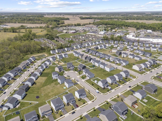 136 Bigelow Dr, Johnstown, OH 43031 - aerial view of property's location with nearby suburban area