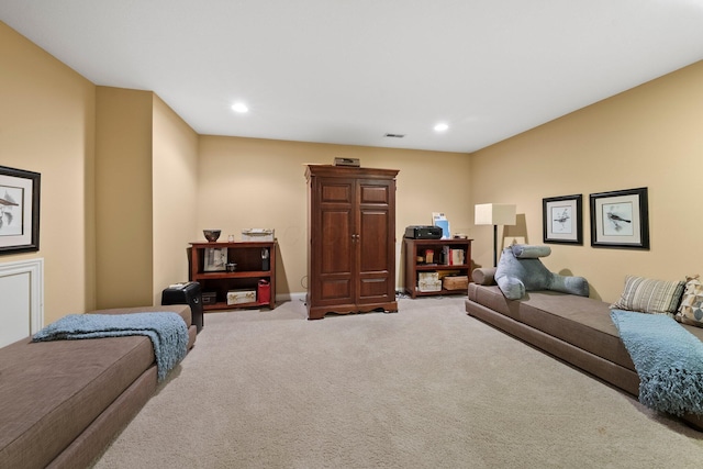 6755 Arbor View Ct, Powell, OH 43065 - living room with carpet and recessed lighting