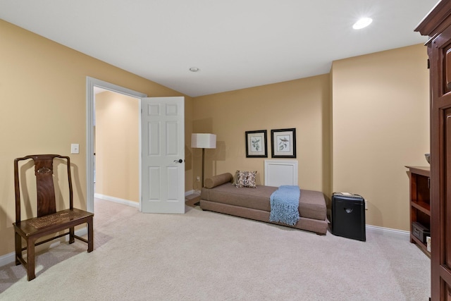 6755 Arbor View Ct, Powell, OH 43065 - bedroom featuring light colored carpet, baseboards, and recessed lighting