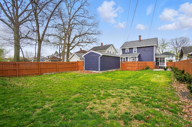 114 Roosevelt Dr, Springfield, OH 45504 - view of yard with an outbuilding and a storage shed