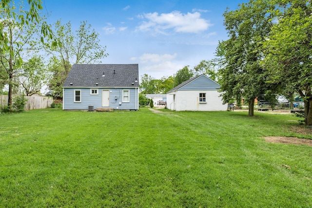 view of back of property