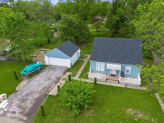 view of subject property