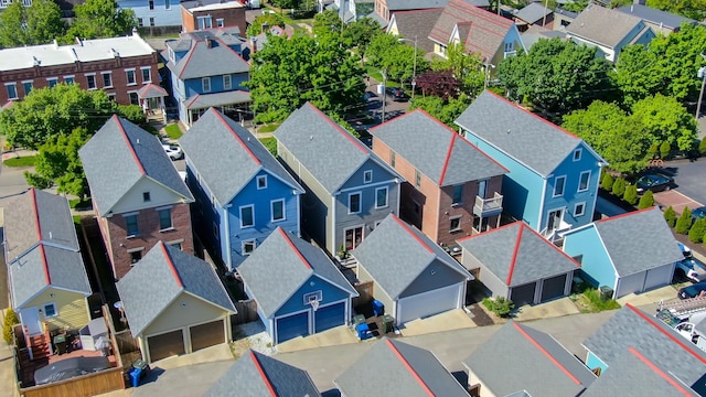 163 E 3rd Ave, Columbus, OH 43201 - aerial perspective of suburban area