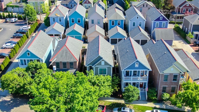 163 E 3rd Ave, Columbus, OH 43201 - aerial view of residential area