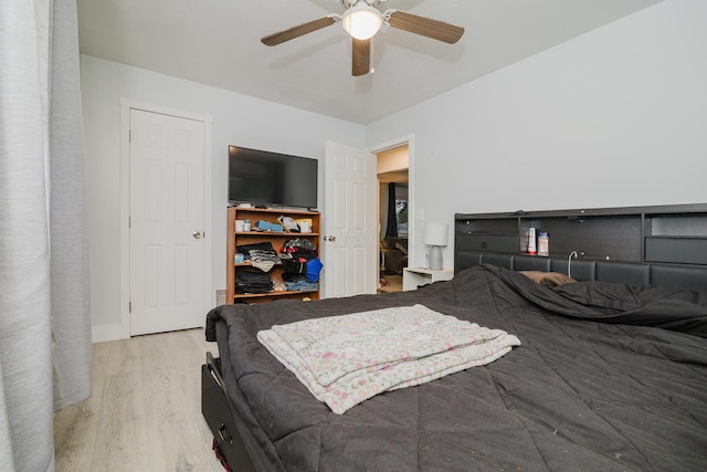 780 Basswood Rd, Columbus, OH 43207 - bedroom featuring wood finished floors and ceiling fan