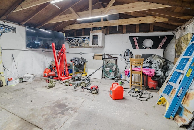 780 Basswood Rd, Columbus, OH 43207 - basement with concrete block wall