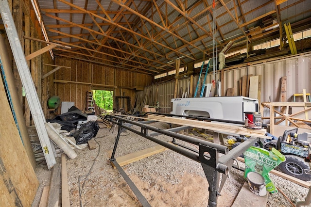 429 N Old State Rd, Delaware, OH 43015 - miscellaneous room featuring vaulted ceiling